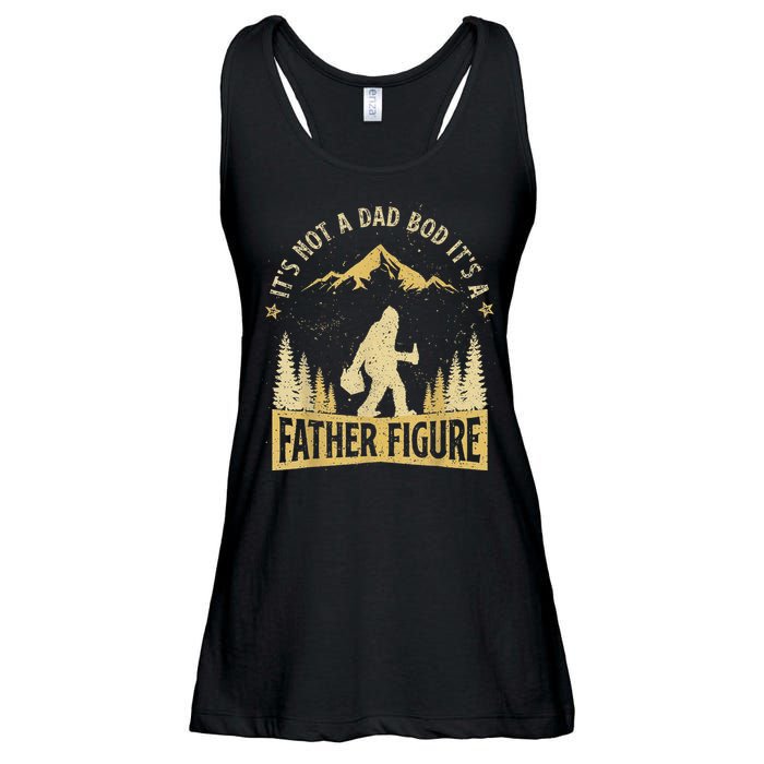 Funny Father's Day It's Not a Dad Bod It's a Father Figure Ladies Essential Flowy Tank
