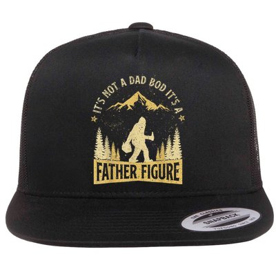 Funny Father's Day It's Not a Dad Bod It's a Father Figure Flatbill Hat