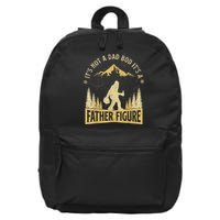Funny Father's Day It's Not a Dad Bod It's a Father Figure 16 in Basic Backpack