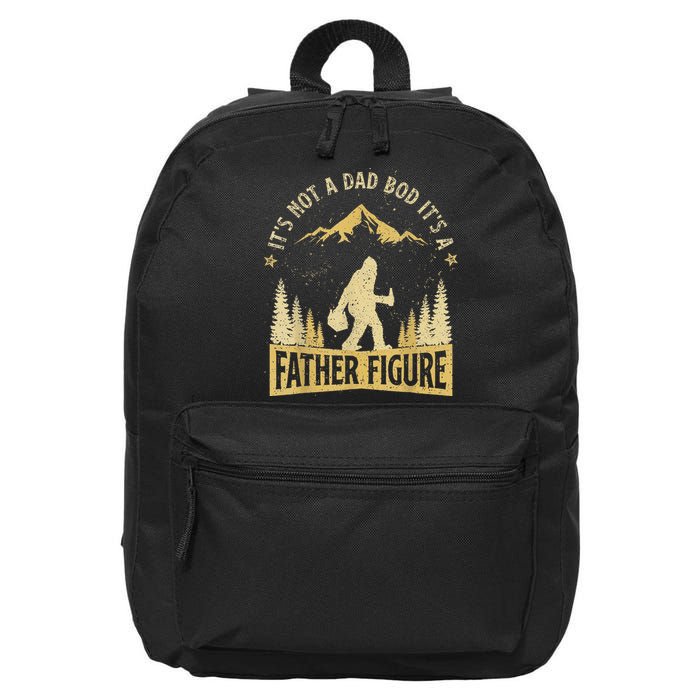 Funny Father's Day It's Not a Dad Bod It's a Father Figure 16 in Basic Backpack