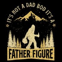 Funny Father's Day It's Not a Dad Bod It's a Father Figure 16 in Basic Backpack