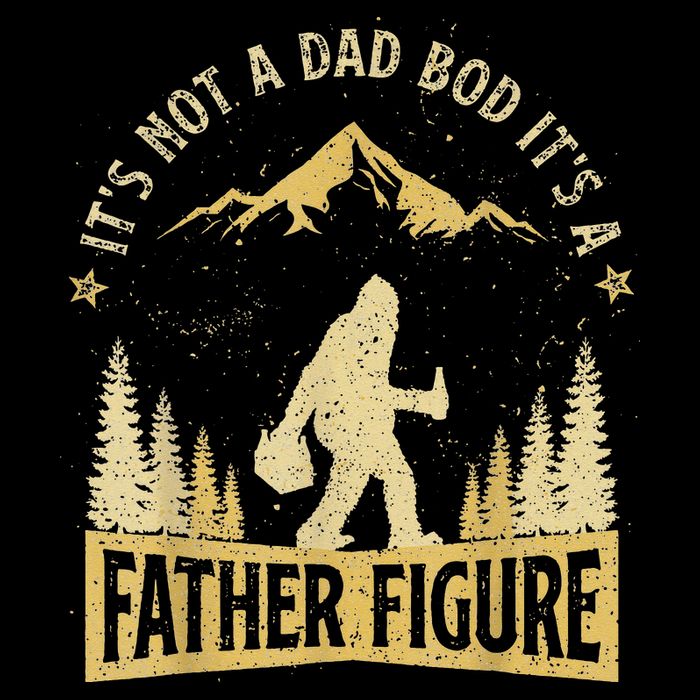 Funny Father's Day It's Not a Dad Bod It's a Father Figure 16 in Basic Backpack