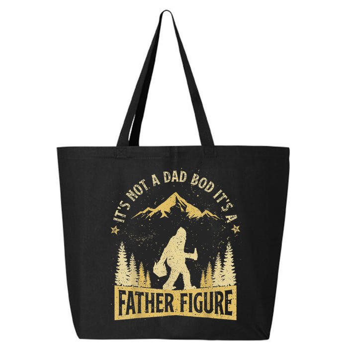 Funny Father's Day It's Not a Dad Bod It's a Father Figure 25L Jumbo Tote