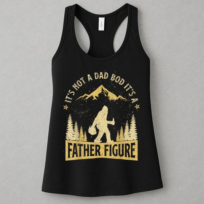 Funny Father's Day It's Not a Dad Bod It's a Father Figure Womens Tank Top