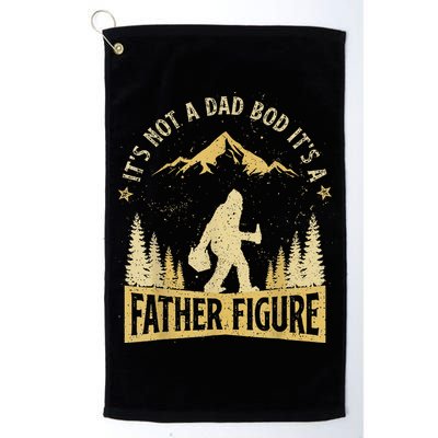 Funny Father's Day It's Not a Dad Bod It's a Father Figure Golf Towel