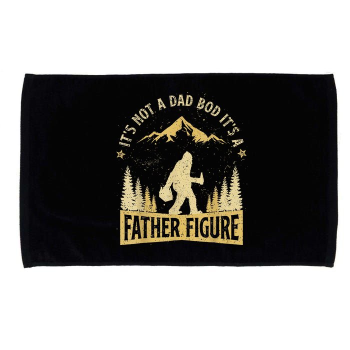 Funny Father's Day It's Not a Dad Bod It's a Father Figure Microfiber Hand Towel