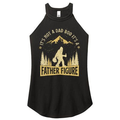 Funny Father's Day It's Not a Dad Bod It's a Father Figure Women's Perfect Tri Rocker Tank