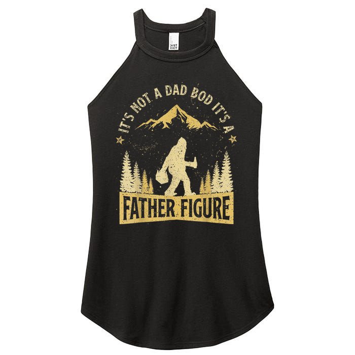 Funny Father's Day It's Not a Dad Bod It's a Father Figure Women's Perfect Tri Rocker Tank