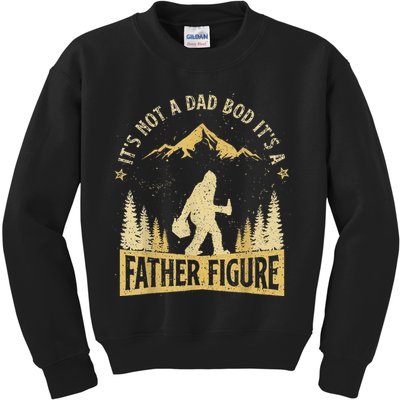 Funny Father's Day It's Not a Dad Bod It's a Father Figure Kids Sweatshirt