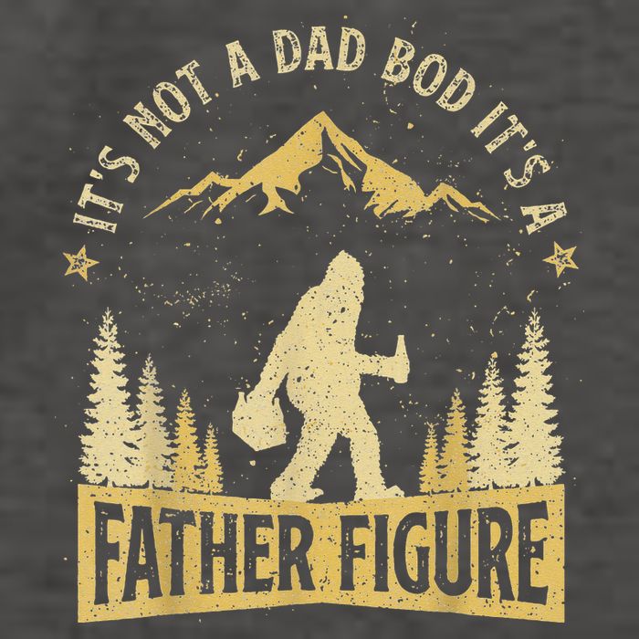 Funny Father's Day It's Not a Dad Bod It's a Father Figure Vector Backpack