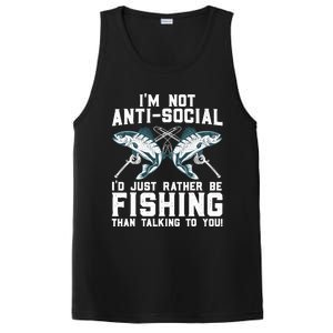 Funny Fishing Design For  Wo Fisherman Fishing Lover PosiCharge Competitor Tank