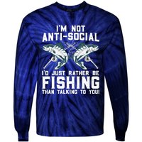 Funny Fishing Design For  Wo Fisherman Fishing Lover Tie-Dye Long Sleeve Shirt