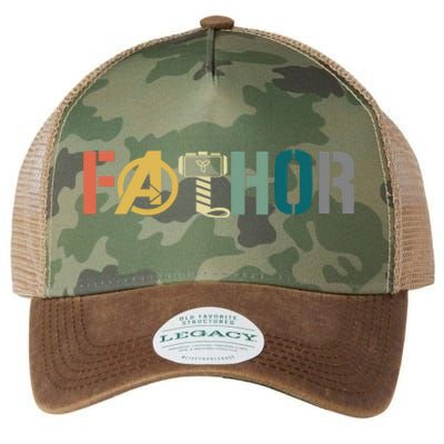 Fathor Father's Day Gift Viking Fathor Hero Legacy Tie Dye Trucker Hat