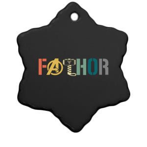 Fathor Father's Day Gift Viking Fathor Hero Ceramic Star Ornament