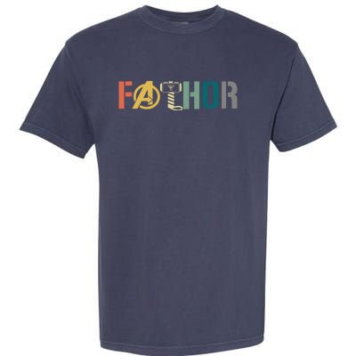 Fathor Father's Day Gift Viking Fathor Hero Garment-Dyed Heavyweight T-Shirt