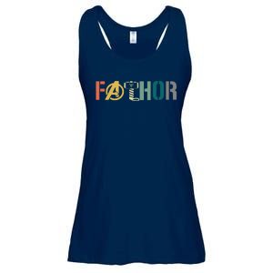 Fathor Father's Day Gift Viking Fathor Hero Ladies Essential Flowy Tank