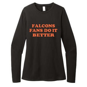 F.A.L.C.O.N.S Fans Do It Better Womens CVC Long Sleeve Shirt