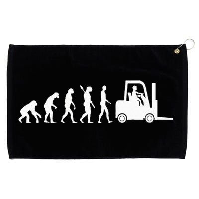 Funny Forklift Driver Evolution Warehouse Worker Grommeted Golf Towel