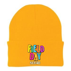 Field Fun Day Squad School Trip Vibes Teachers Knit Cap Winter Beanie