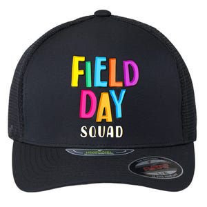 Field Fun Day Squad School Trip Vibes Teachers Flexfit Unipanel Trucker Cap