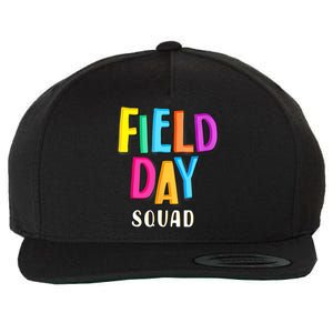 Field Fun Day Squad School Trip Vibes Teachers Wool Snapback Cap