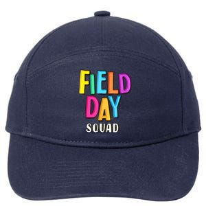 Field Fun Day Squad School Trip Vibes Teachers 7-Panel Snapback Hat