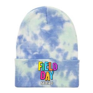 Field Fun Day Squad School Trip Vibes Teachers Tie Dye 12in Knit Beanie