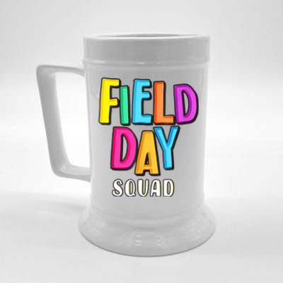 Field Fun Day Squad School Trip Vibes Teachers Beer Stein