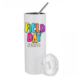 Field Fun Day Squad School Trip Vibes Teachers Stainless Steel Tumbler