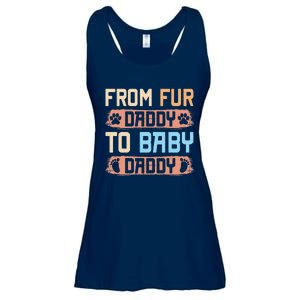 From Fur Daddy To Baby Daddy Funny Dog Dad Pregnancy Announc Ladies Essential Flowy Tank