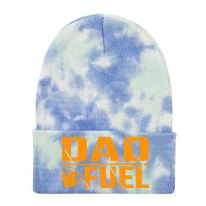 Funny Father's Day T Tie Dye 12in Knit Beanie