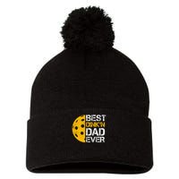 Funny Father's Day Pickleball Best Dink'n Dad Ever Funny Pom Pom 12in Knit Beanie