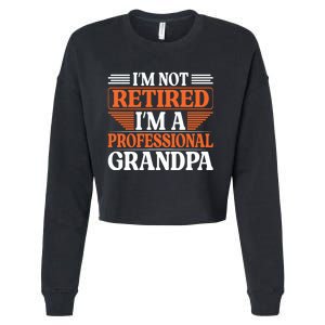 Funny Father's Day T Cropped Pullover Crew