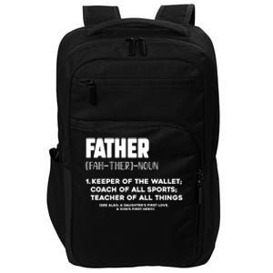 Funny Father's Day T Impact Tech Backpack