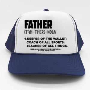 Funny Father's Day T Trucker Hat