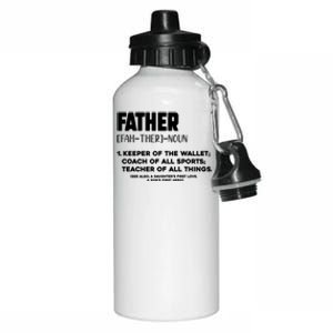 Funny Father's Day T Aluminum Water Bottle 