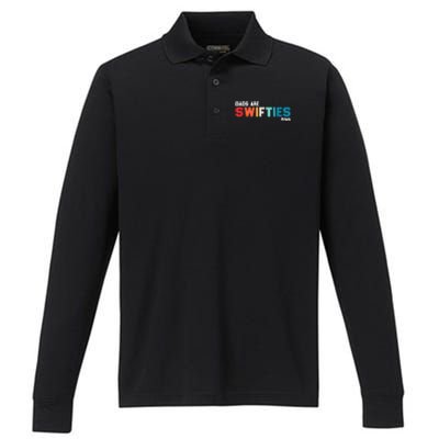 Funny Father's Day Dads Are Too Performance Long Sleeve Polo