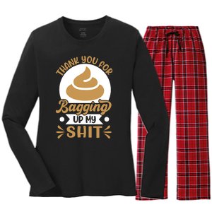 Funny Fathers Day T Women's Long Sleeve Flannel Pajama Set 