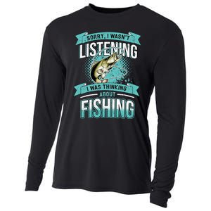 Funny Fishing Dad Quotes Saying Funny Fisherman Cooling Performance Long Sleeve Crew