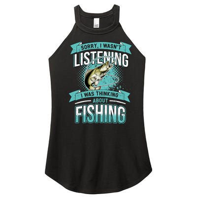 Funny Fishing Dad Quotes Saying Funny Fisherman Women’s Perfect Tri Rocker Tank