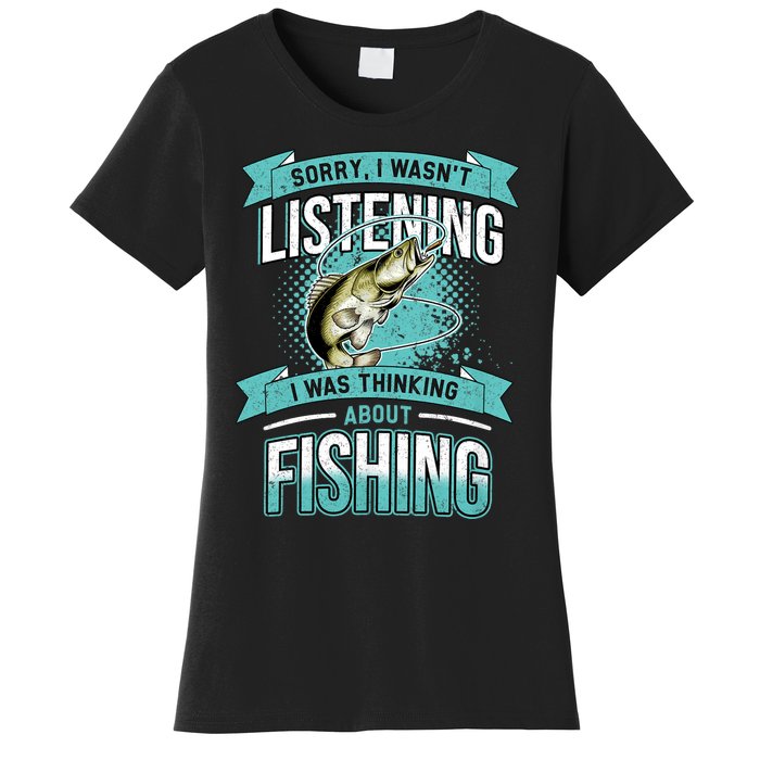 Funny Fishing Dad Quotes Saying Funny Fisherman Women's T-Shirt