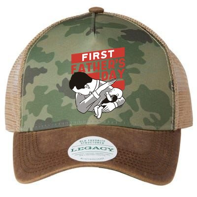 First Father's Day Dab Legacy Tie Dye Trucker Hat
