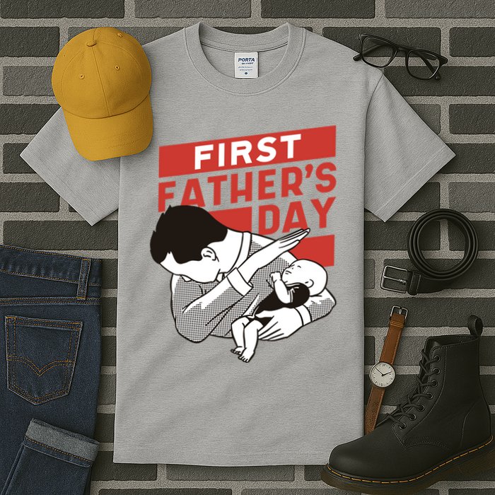 First Father's Day Dab Tall T-Shirt