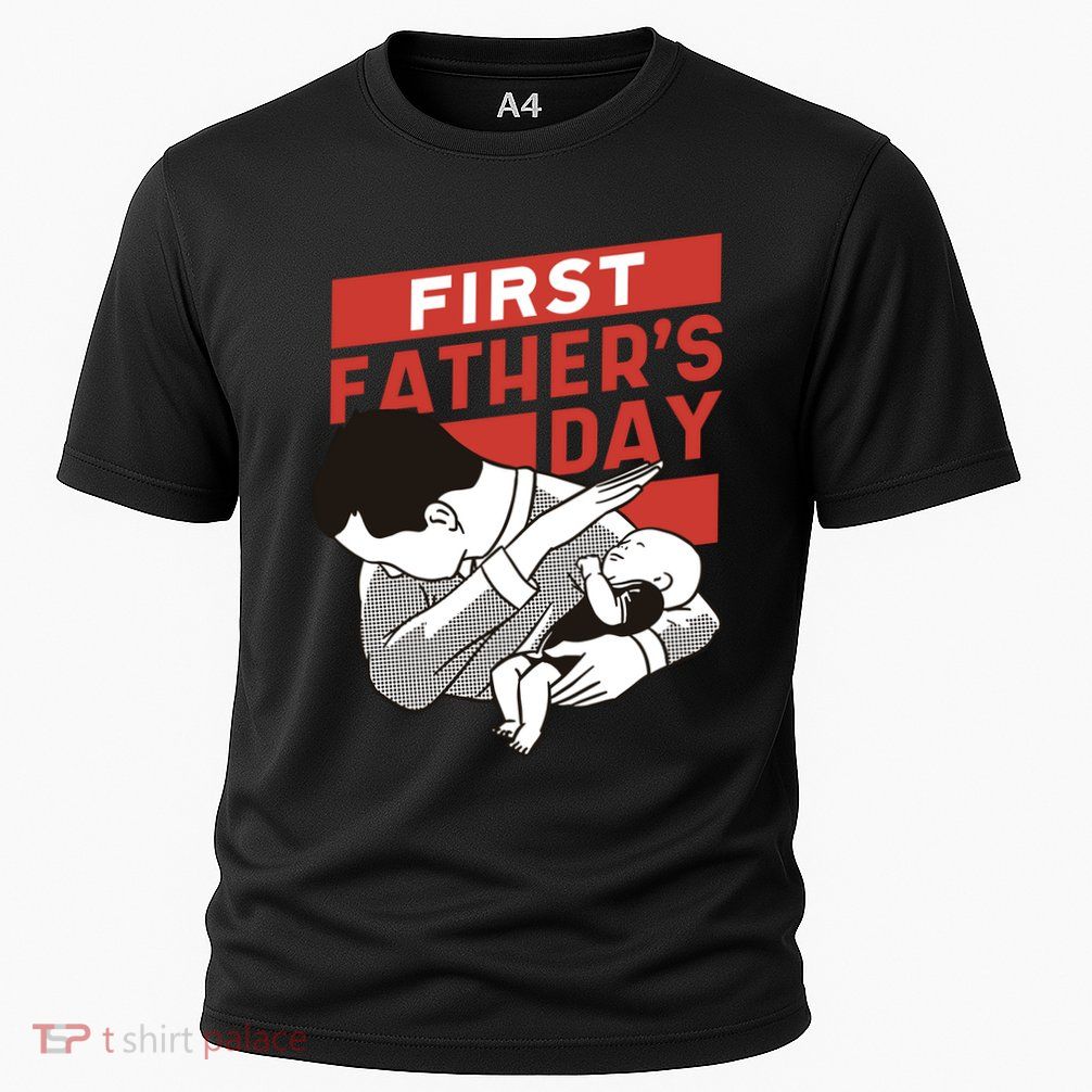 First Father's Day Dab Cooling Performance Crew T-Shirt