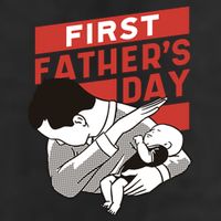 First Father's Day Dab Adult Drive Performance Visor