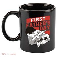 First Father's Day Dab 11oz C Handle Ceramic Mug
