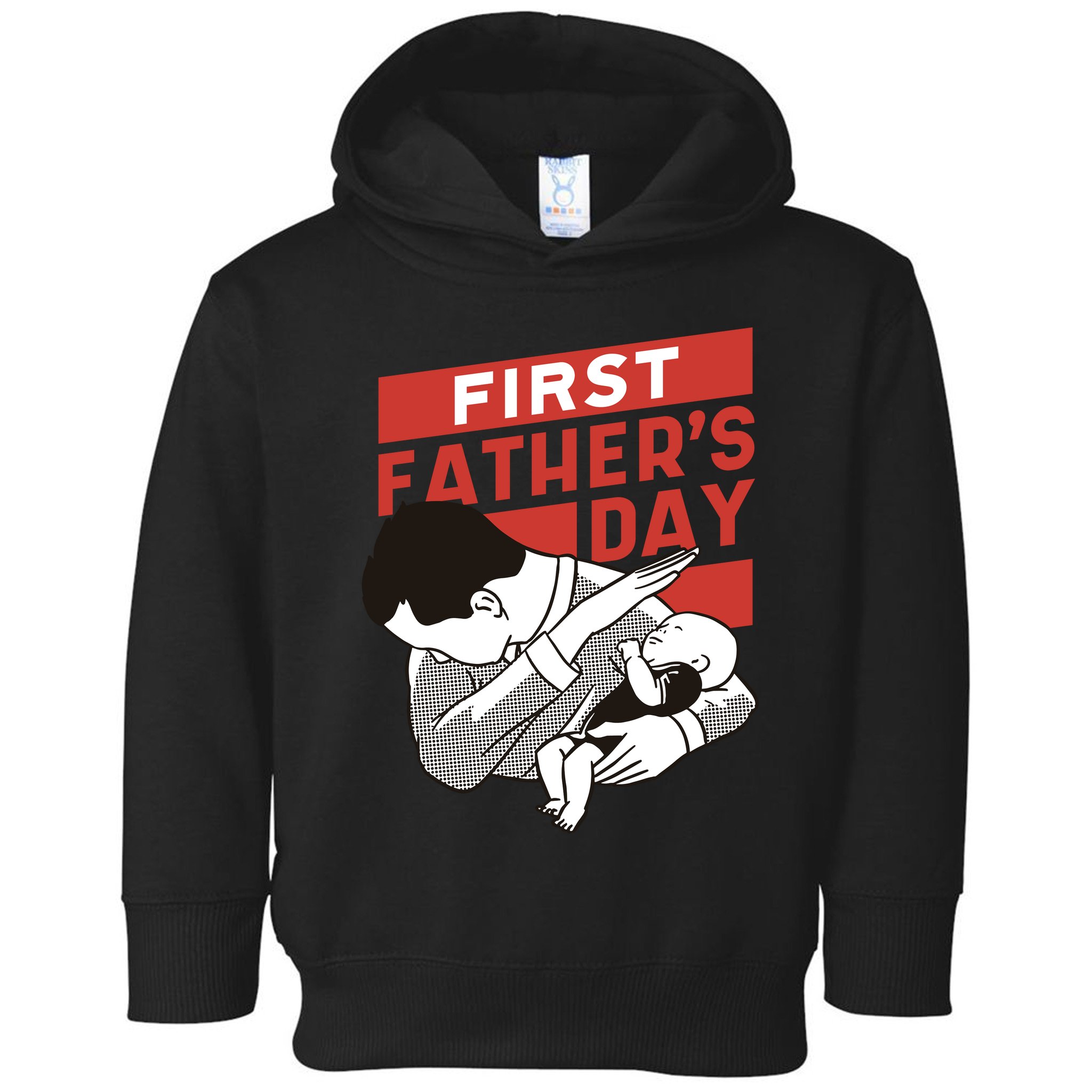 First Father's Day Dab Toddler Hoodie