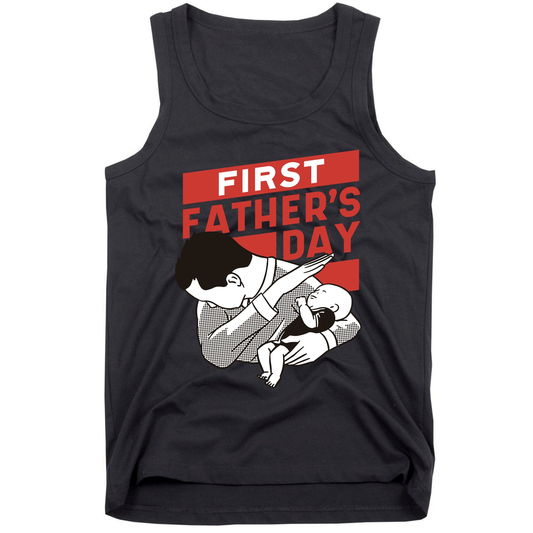 First Father's Day Dab Tank Top