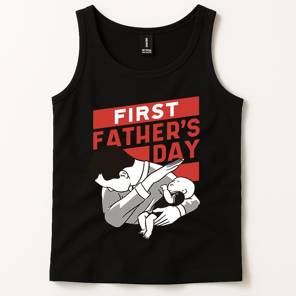 First Father's Day Dab Tank Top