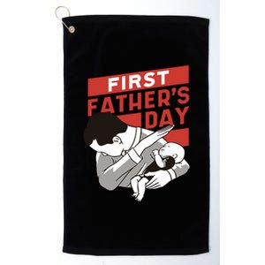 First Father's Day Dab Platinum Collection Golf Towel